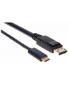ic intracom MANHATTAN 152464 Manhattan Kabel monitorowy adapter USB-C na DisplayPort DP 4K M/M czarny 2m - nr 20