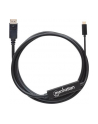 ic intracom MANHATTAN 152464 Manhattan Kabel monitorowy adapter USB-C na DisplayPort DP 4K M/M czarny 2m - nr 28