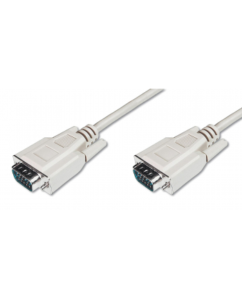 assmann electronic ASM AK-310100-018-E Kabel VGA 1080p 60Hz FHD Typ DSUB15/DSUB15 M/M szary 1,8m