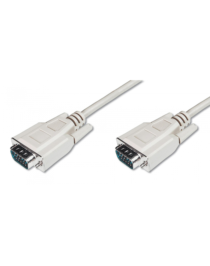 assmann electronic ASM AK-310100-018-E Kabel VGA 1080p 60Hz FHD Typ DSUB15/DSUB15 M/M szary 1,8m główny