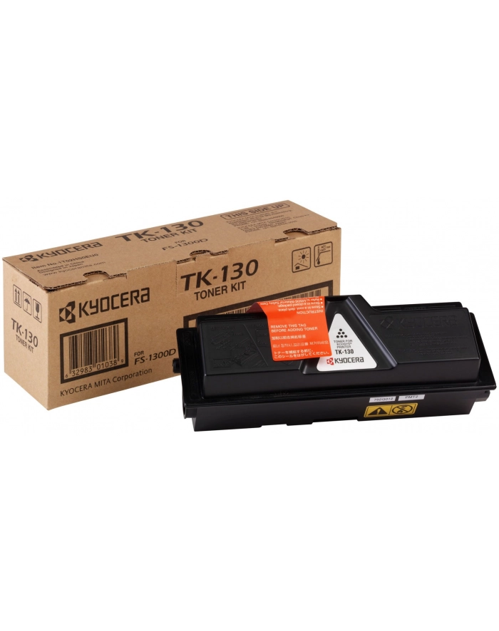KYOCERA 1T02HS0EUC Toner Kyocera TK-130 7200 str Black FS-1300D FS-1350DN FS-1028MFP główny