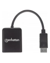 ic intracom MANHATTAN DisplayPort to 2-Port DP Splitter Hub with MST 4K30Hz USB Power Video Wall Function black - nr 16