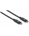 ic intracom MANHATTAN 355223 Manhattan Kabel USB-C 3.1 Gen2, USB C/USB C M/M 1m czarny - nr 13