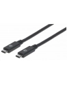 ic intracom MANHATTAN 355223 Manhattan Kabel USB-C 3.1 Gen2, USB C/USB C M/M 1m czarny - nr 15
