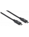 ic intracom MANHATTAN 355223 Manhattan Kabel USB-C 3.1 Gen2, USB C/USB C M/M 1m czarny - nr 16
