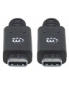 ic intracom MANHATTAN 355223 Manhattan Kabel USB-C 3.1 Gen2, USB C/USB C M/M 1m czarny - nr 17