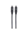 ic intracom MANHATTAN 355223 Manhattan Kabel USB-C 3.1 Gen2, USB C/USB C M/M 1m czarny - nr 18
