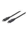 ic intracom MANHATTAN 355223 Manhattan Kabel USB-C 3.1 Gen2, USB C/USB C M/M 1m czarny - nr 20