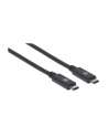 ic intracom MANHATTAN 355223 Manhattan Kabel USB-C 3.1 Gen2, USB C/USB C M/M 1m czarny - nr 21