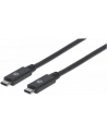 ic intracom MANHATTAN 355223 Manhattan Kabel USB-C 3.1 Gen2, USB C/USB C M/M 1m czarny - nr 24