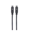 ic intracom MANHATTAN 355223 Manhattan Kabel USB-C 3.1 Gen2, USB C/USB C M/M 1m czarny - nr 28
