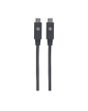 ic intracom MANHATTAN 355223 Manhattan Kabel USB-C 3.1 Gen2, USB C/USB C M/M 1m czarny - nr 8