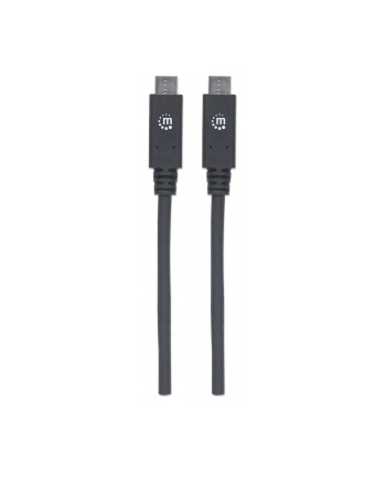 ic intracom MANHATTAN 355223 Manhattan Kabel USB-C 3.1 Gen2, USB C/USB C M/M 1m czarny