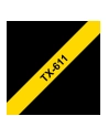 BROTHER TX611 Taśma Brother 6mm BLACK ON YELLOW TAPE - nr 1