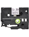 BROTHER TZEN251 Taśma Brother 24mm BLACK ON WHITE NON LAMINATED - nr 12