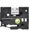 BROTHER TZEN251 Taśma Brother 24mm BLACK ON WHITE NON LAMINATED - nr 22