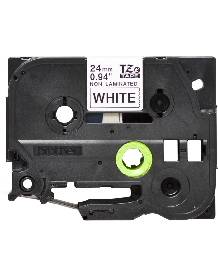 BROTHER TZEN251 Taśma Brother 24mm BLACK ON WHITE NON LAMINATED główny