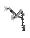 ic intracom MANHATTAN 461597 Manhattan Podwójne Ramię biurkowe LED/LCD 17-32 2x8kg sprężyna gazowa regulo - nr 12