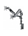 ic intracom MANHATTAN 461597 Manhattan Podwójne Ramię biurkowe LED/LCD 17-32 2x8kg sprężyna gazowa regulo - nr 21