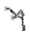 ic intracom MANHATTAN 461597 Manhattan Podwójne Ramię biurkowe LED/LCD 17-32 2x8kg sprężyna gazowa regulo - nr 9