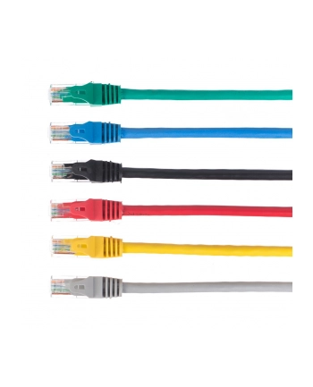NETRACK BZPAT0P56B Netrack patchcord RJ45, osłonka zalewana, kat. 6 UTP, 0.5m niebieski