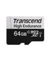 TRANSCEND TS64GUSD350V Transcend 64GB microSD with adapter U1 High Endurance - nr 14