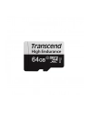 TRANSCEND TS64GUSD350V Transcend 64GB microSD with adapter U1 High Endurance - nr 9