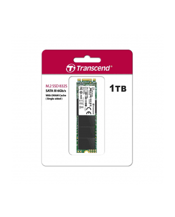 TRANSCEND TS1TMTS832S Transcend SSD MTS832S M.2 2280 Single Sided 3DTLC 1 TB B+M Key R/W 560/500 MB/s