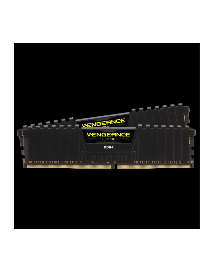 CORSAIR CMK16GX4M2K4000C19 Corsair Vengeance LPX Pamięć DDR4 16GB (2x8GB) 4000MHz CL19 1.35V XMP 2.0 Czarna główny