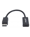 ic intracom MANHATTAN 151634 Manhattan Kabel adapter DisplayPort DP na HDMI M/F 1080p Full HD 15cm czarny - nr 3