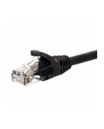 NETRACK BZPAT0P56K Netrack patchcord RJ45, osłonka zalewana, kat. 6 UTP, 0.5m czarny