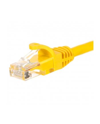 NETRACK BZPAT0P56Y Netrack patchcord RJ45, osłonka zalewana, kat. 6 UTP, 0.5m żółty