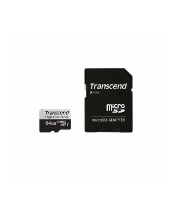 TRANSCEND TS64GUSD350V Transcend 64GB microSD with adapter U1 High Endurance