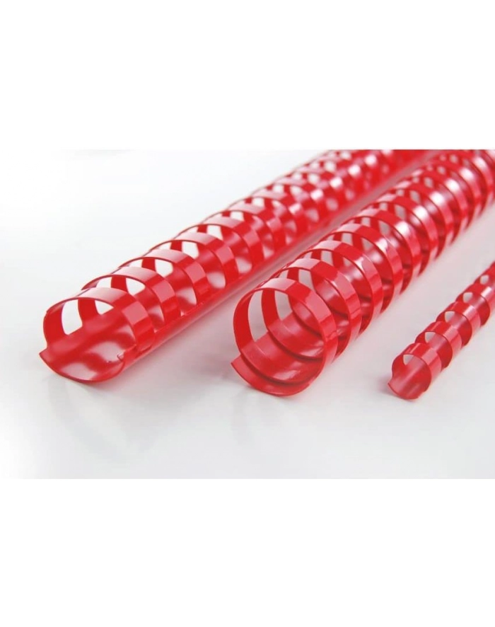 GBC 4BG145 Grzbiety plastikowe, 21 zwojów, do A4, standardowe, 10mm- 100 szt., białe główny