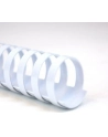 GBC 4BG145 Grzbiety plastikowe, 21 zwojów, do A4, standardowe, 10mm- 100 szt., białe - nr 22