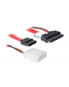 AKASA AK-CB050-40 Akasa Kabel SATA do Slim Line Opticals, 40cm (SATA-Molex - Mini SATA) - nr 6