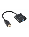 AKASA AK-CBHD15-20BK Akasa Konwerter HDMI - VGA, Kabel 20cm - nr 1