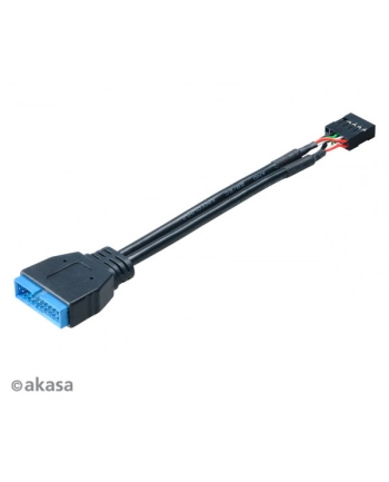 AKASA AK-CBUB19-10BK Akasa Adapter USB 3.0 - USB 2.0, Kabel 10cm nr 1