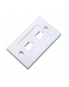 intellinet network solutions INTELLINET 163293 Intellinet 2-Port Keystone plate for surface mount box (PN 517874) white - nr 5