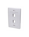 intellinet network solutions INTELLINET 163293 Intellinet 2-Port Keystone plate for surface mount box (PN 517874) white - nr 6