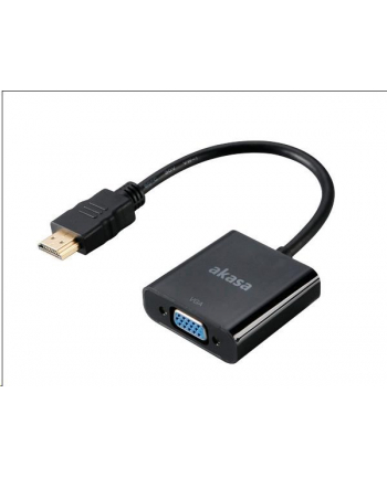 AKASA AK-CBHD15-20BK Akasa Konwerter HDMI - VGA, Kabel 20cm