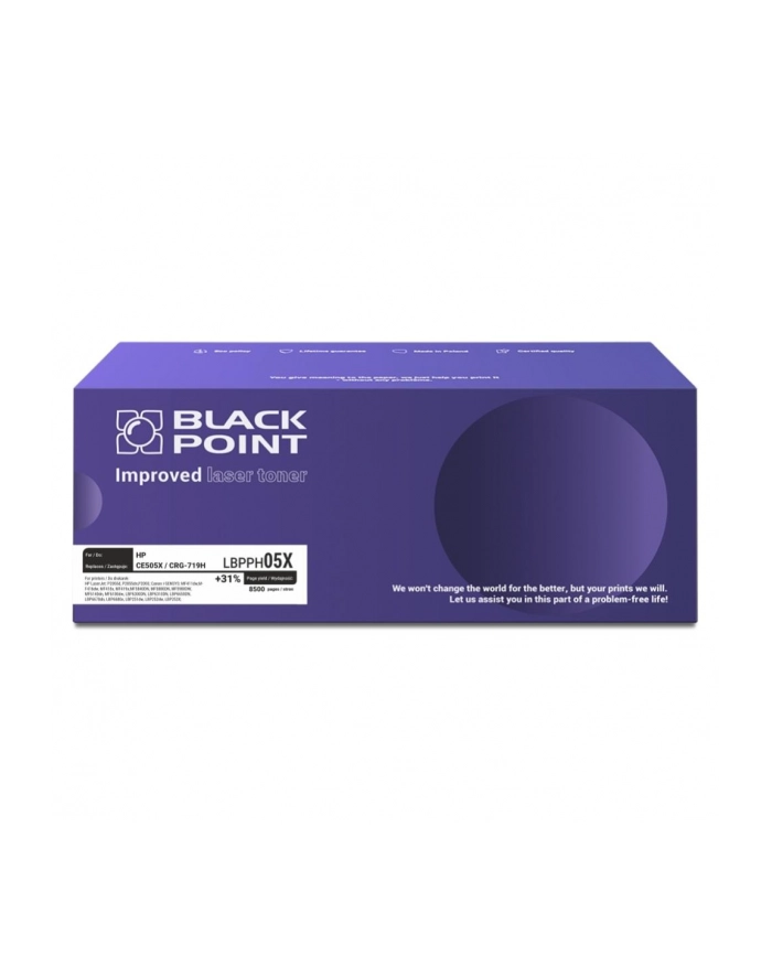 BLACKPOINT LBPPH05X Toner Black Point LBPPH05X | Black | 8500 p. | HP CE505X główny