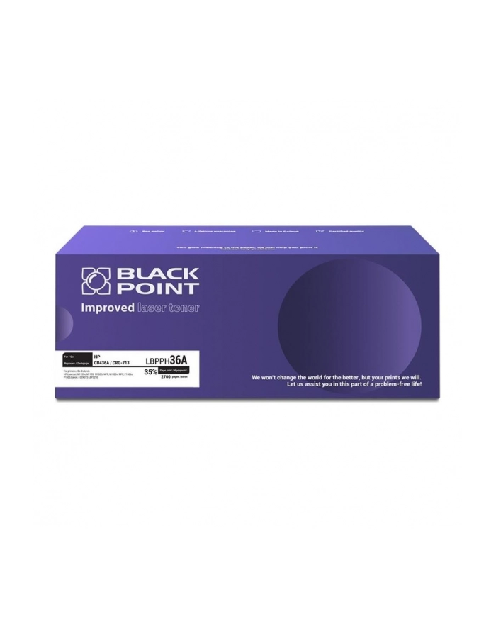 BLACKPOINT LBPPH36A Toner Black Point LBPPH36A | Black | 2700 p. | HP CB436A główny
