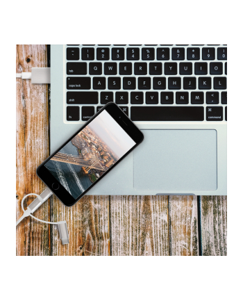 LOGILINK CU0126 LOGILINK - Kabel USB / MicroUSB z adapterem Lightning i USB-C , dł.1m