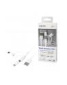 LOGILINK CU0126 LOGILINK - Kabel USB / MicroUSB z adapterem Lightning i USB-C , dł.1m - nr 3