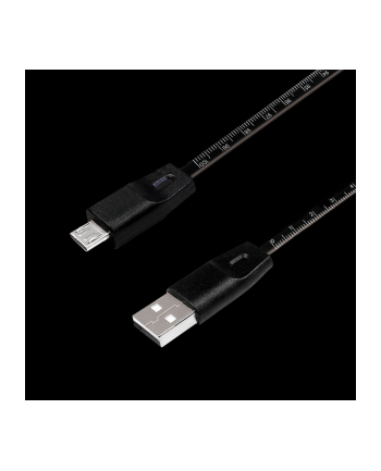 LOGILINK CU0158 LOGILINK - Kabel USB 2.0, USB-A męski na micro-USB męski z metryczką 1 m