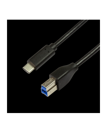 LOGILINK CU0163 LOGILINK - Kabel USB 3.2 Gen1x1, męski USB-C do męskiego USB-B, 2m