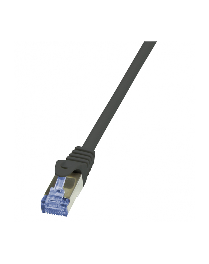 LOGILINK CQ3143S LOGILINK Patchcord Cat.6A 10G S/FTP PIMF PrimeLine 50m czarny główny