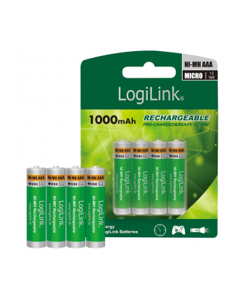 LOGILINK LR03RB4 LOGILINK - Akumulatory AAA, 4 szt Ni-MH, Micro, 1.2V