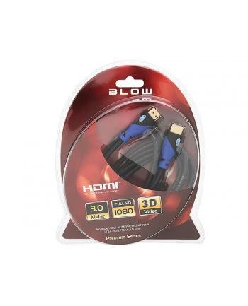 BLOW 92-641# BLOW HDMI-HDMI PREMIUM BLACK 3m